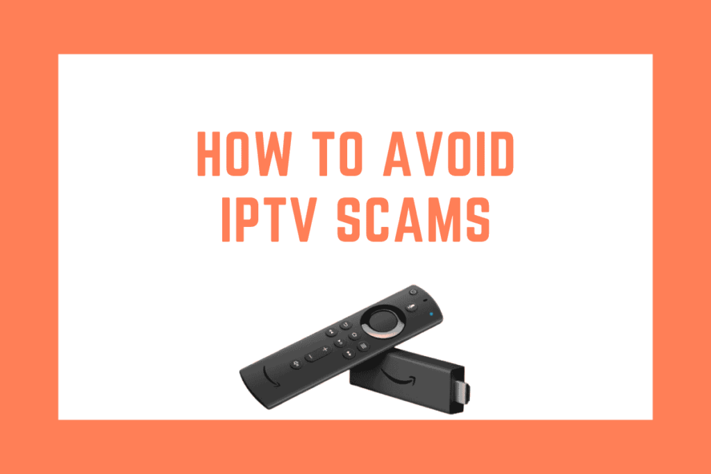 Warning sign about IPTV scams, highlighting security tips to avoid fraud and protect personal data.